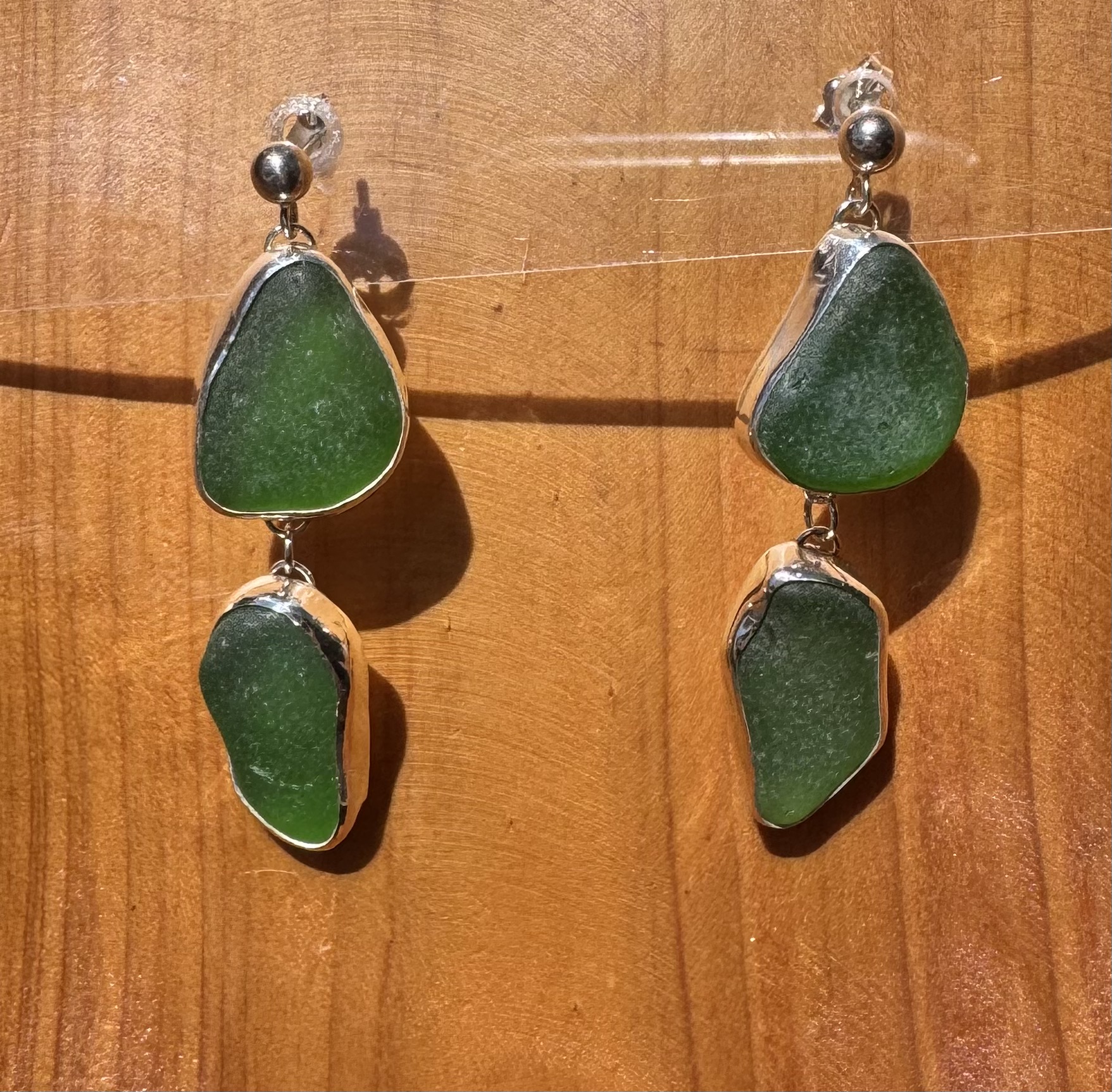 Double dangle earrings thumbnail view 3