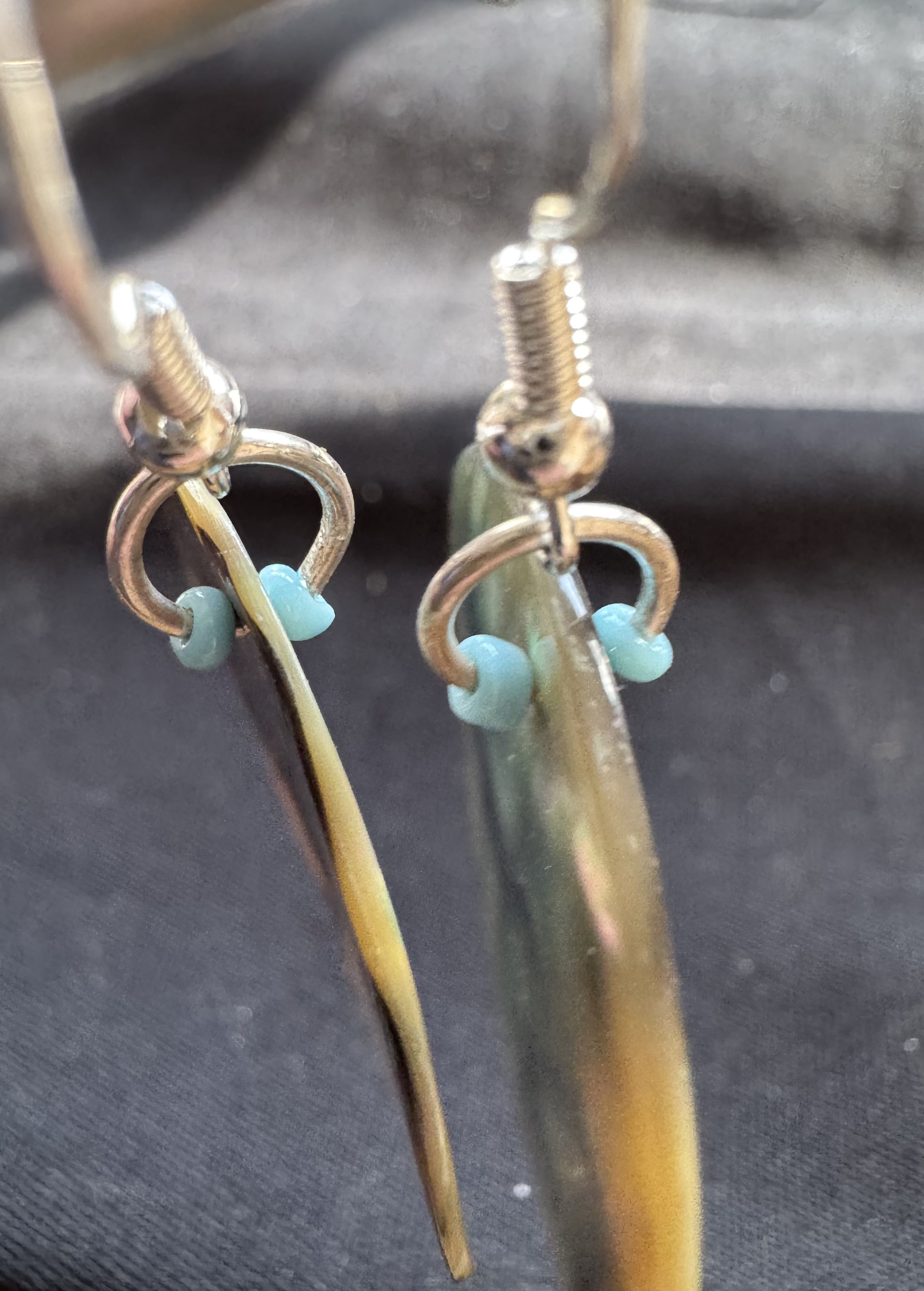 Abalone disk earrings thumbnail view 2